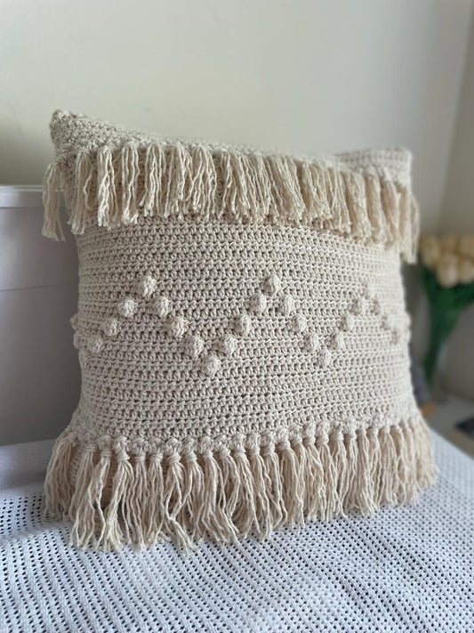 DAHLIA Crochet Cushion Cover