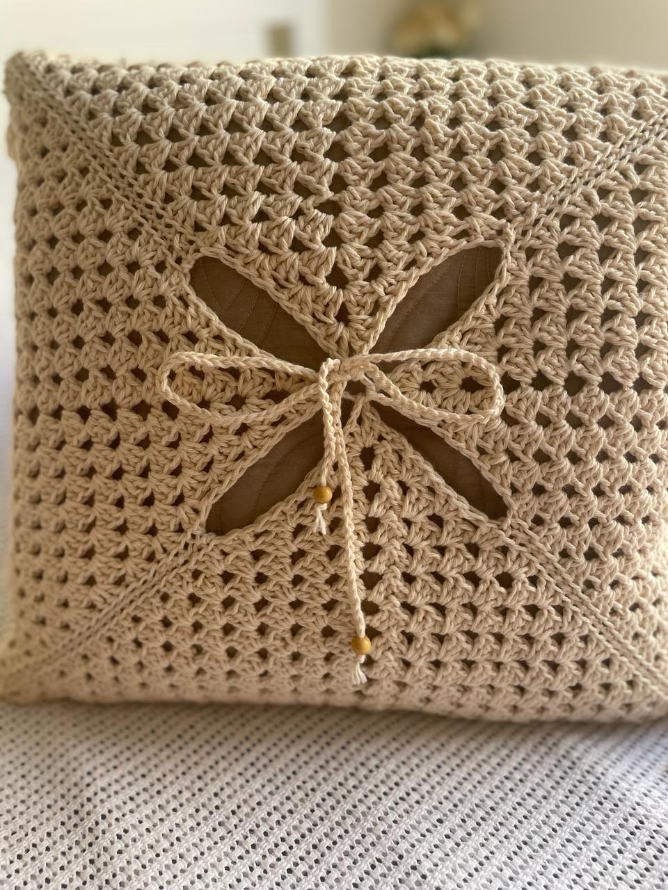 HARMONY Crochet Cushion Cover